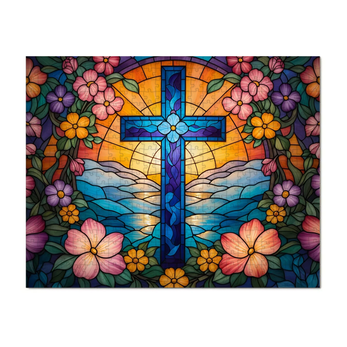 Let His Light Shine Through - Jigsaw Puzzle - Christian Gifts For All Believers, Jesus Lovers