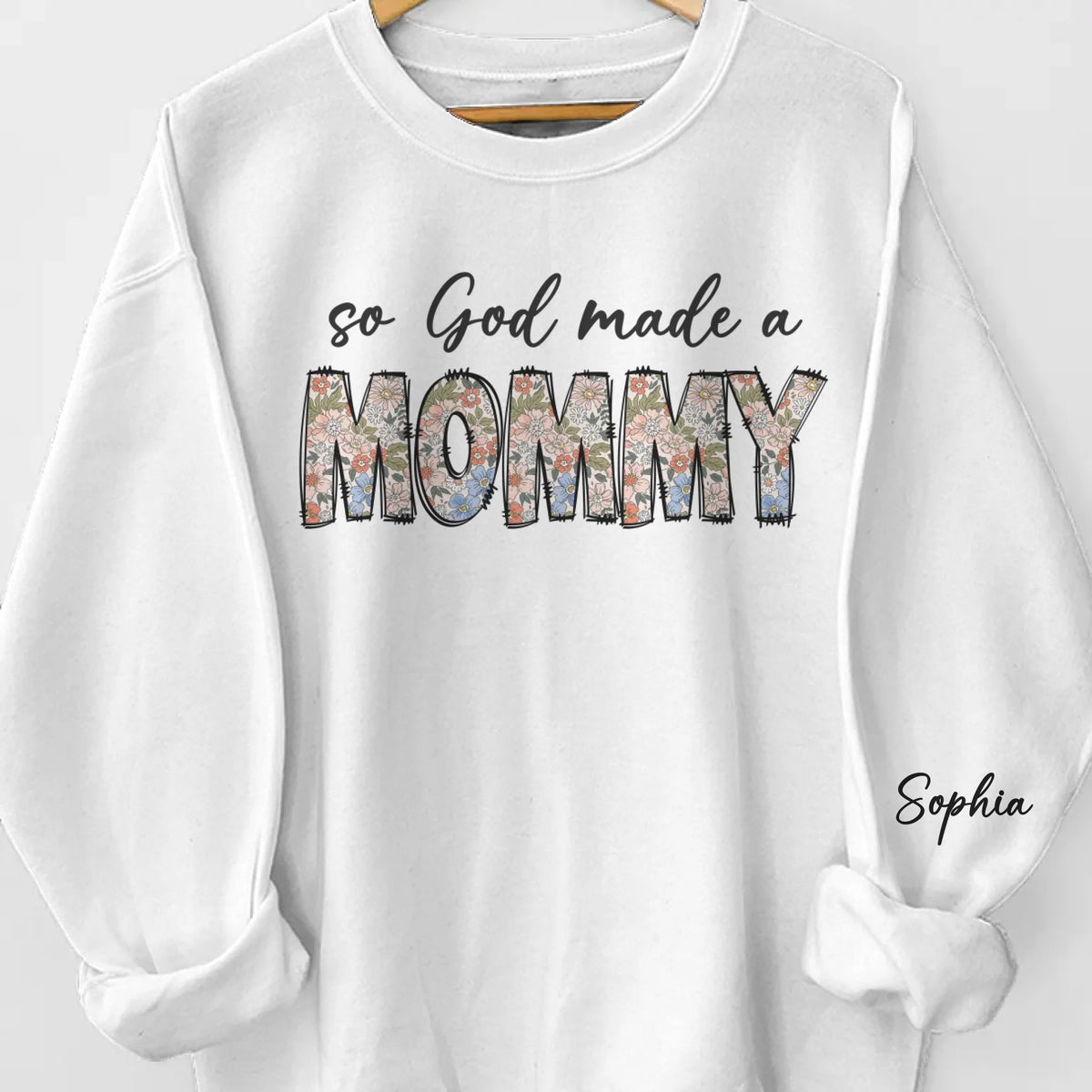 Handpicked By God - Personalized Custom Unisex Sweatshirt, Hoodie With Design On Sleeve - Christian Gifts For All Believers, Jesus Lovers