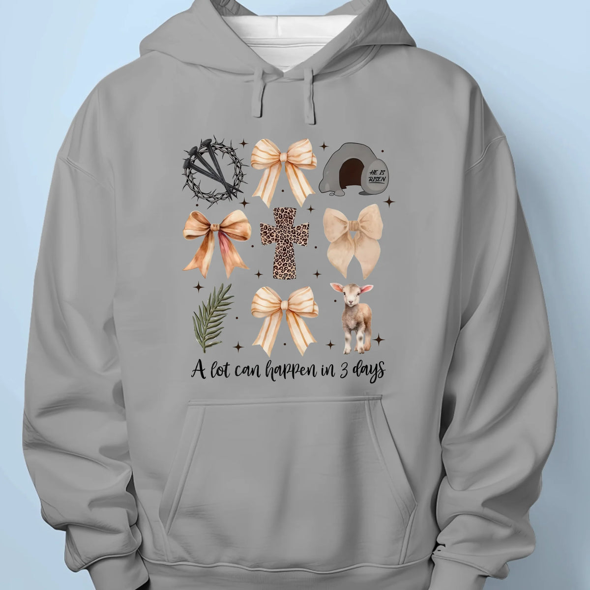 Faith Begins Where The Stone Was Rolled - Unisex T-shirt, Premium T-shirt, Hoodie - Christian Gifts For All Believers, Jesus Lovers