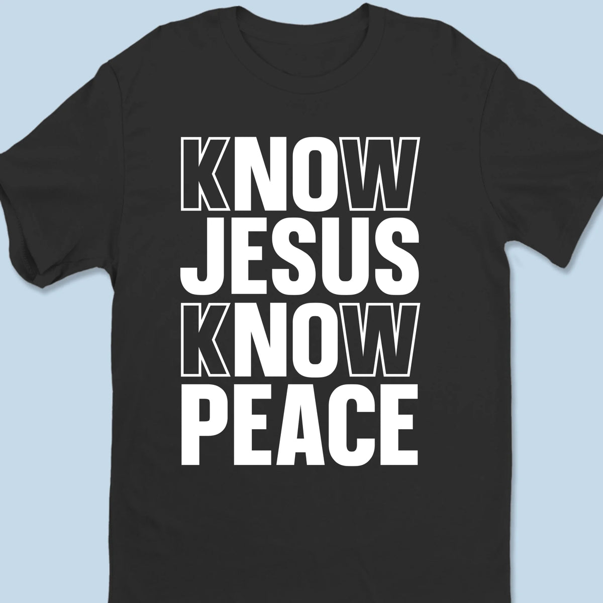 No Jesus, No Peace - Unisex T-shirt, Premium T-shirt, Hoodie - Christian Gifts For All Believers, Jesus Lovers