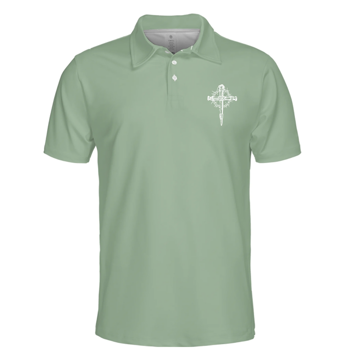 The Cross That Saved Us -  All Over Print Polo Shirt -  Christian Gifts For All Believers, Jesus Lovers