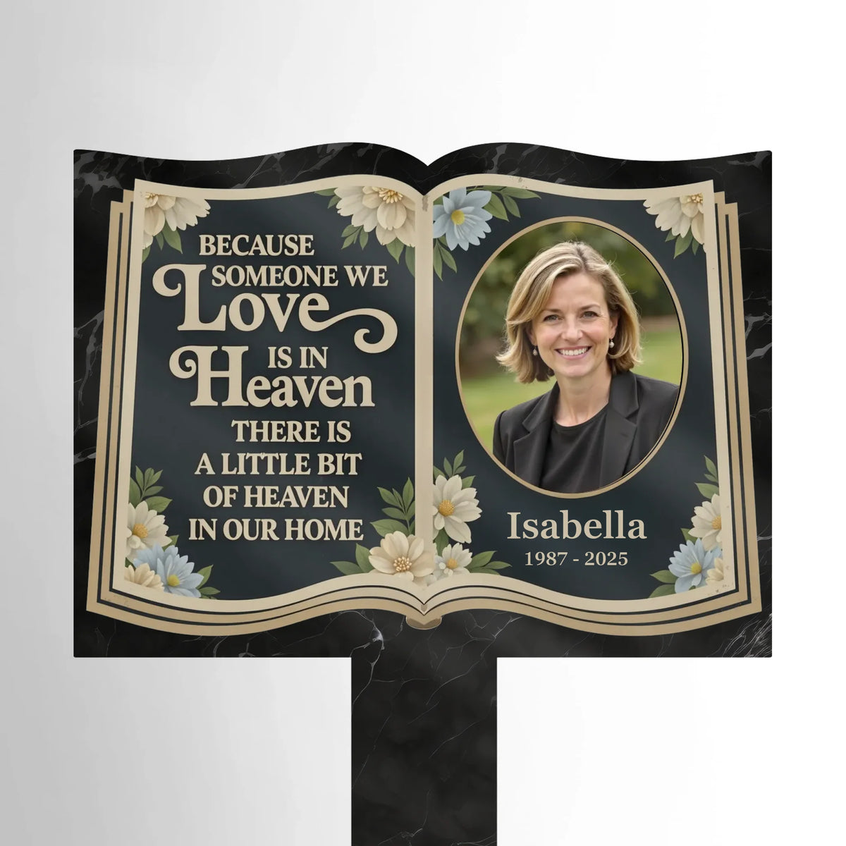 Your Spirit Lives On In Us - Personalized Custom Stain Glass Style Acrylic Garden Stake - Christian Gifts For All Believers, Jesus Lovers