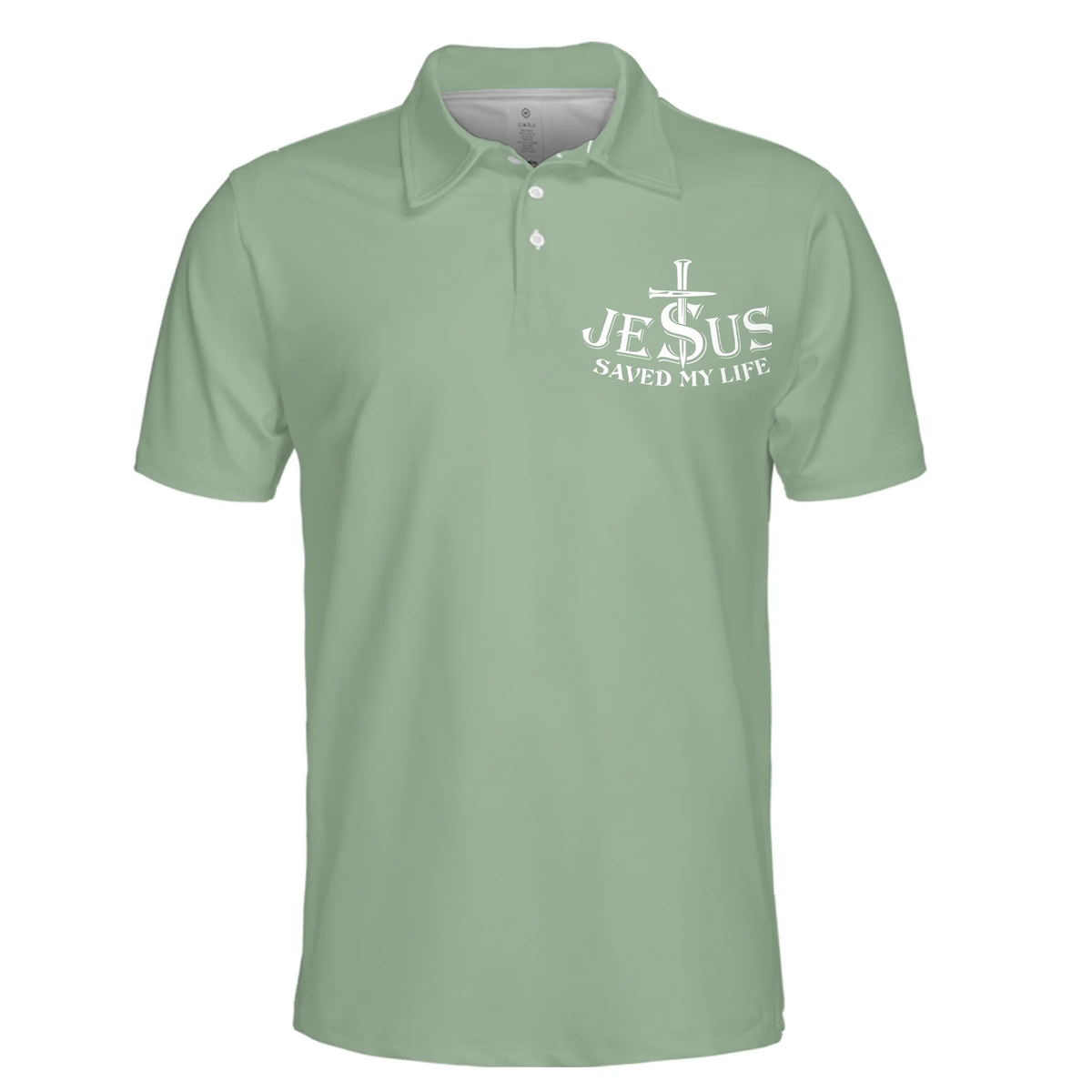 Saved My Life -  All Over Print Polo Shirt -  Christian Gifts For All Believers, Jesus Lovers
