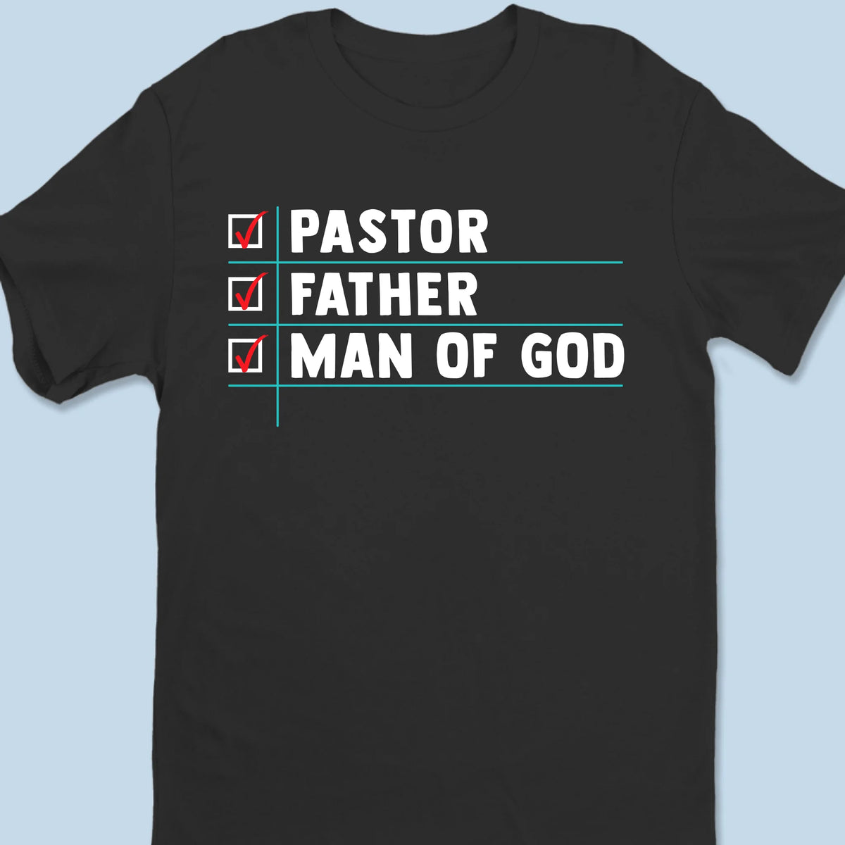 Pastor, Man Of God - Unisex T-shirt, Premium T-shirt, Hoodie - Christian Gifts For All Believers, Jesus Lovers