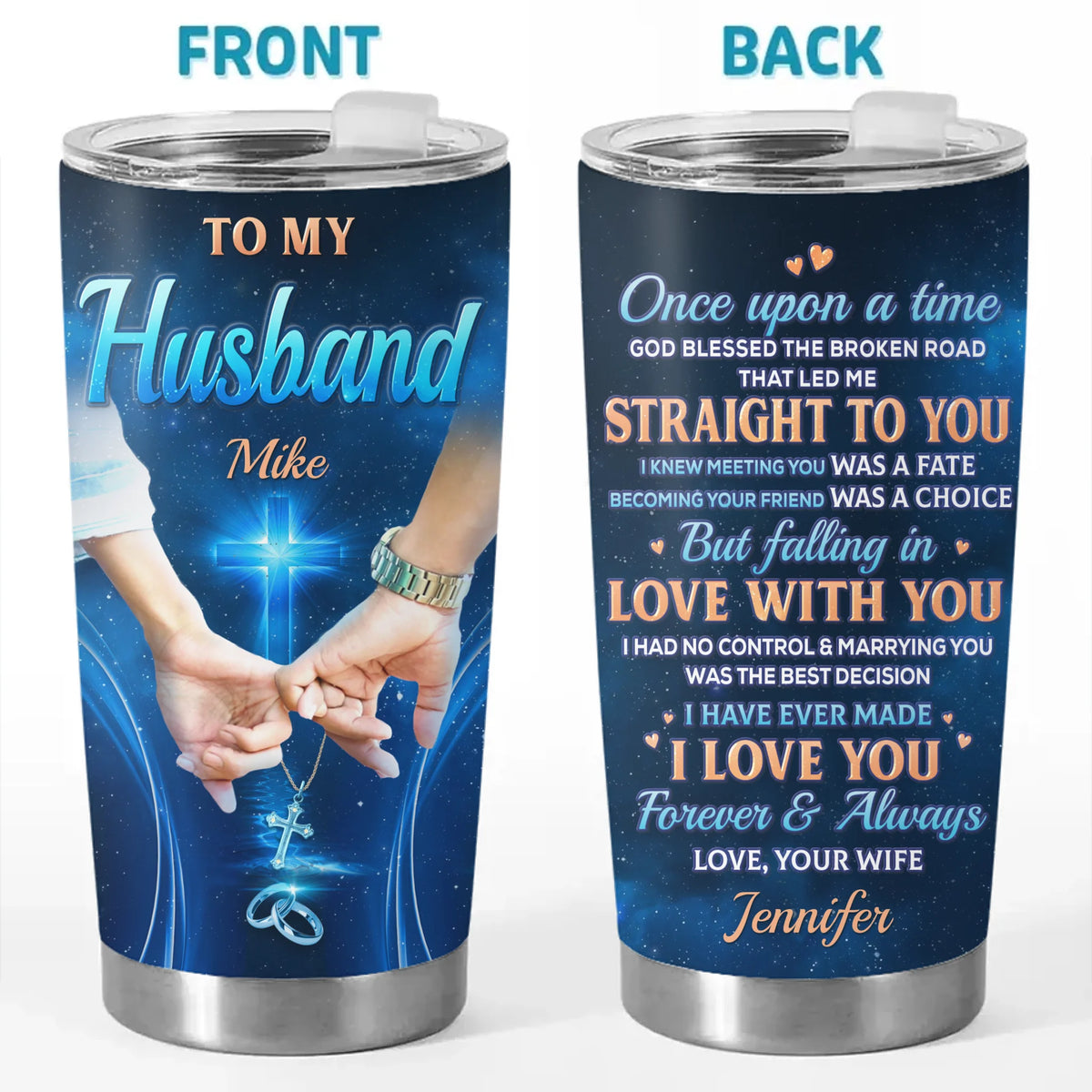 Custom Tumbler - Personalized Christian Gifts For All Believers - You Are My Today