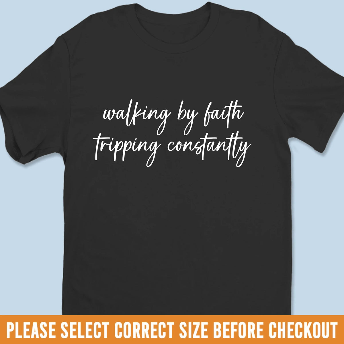 Unisex T-shirt, Premium T-shirt, Hoodie - Christian Gifts For All Believers, Jesus Lovers - Flawed But Faithful