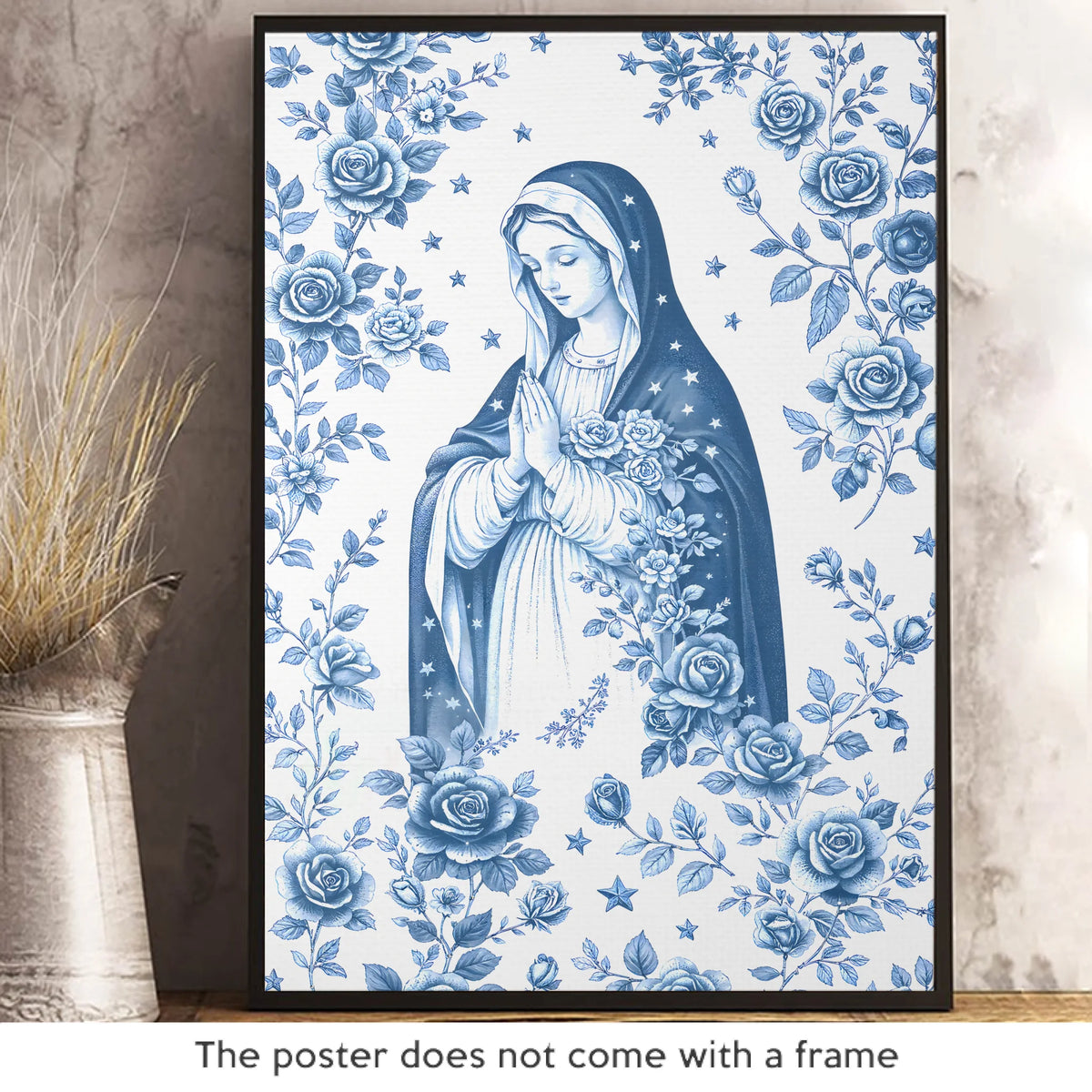 Vertical Poster - Catholic Gifts For All Believers - Mary, My Safe Place