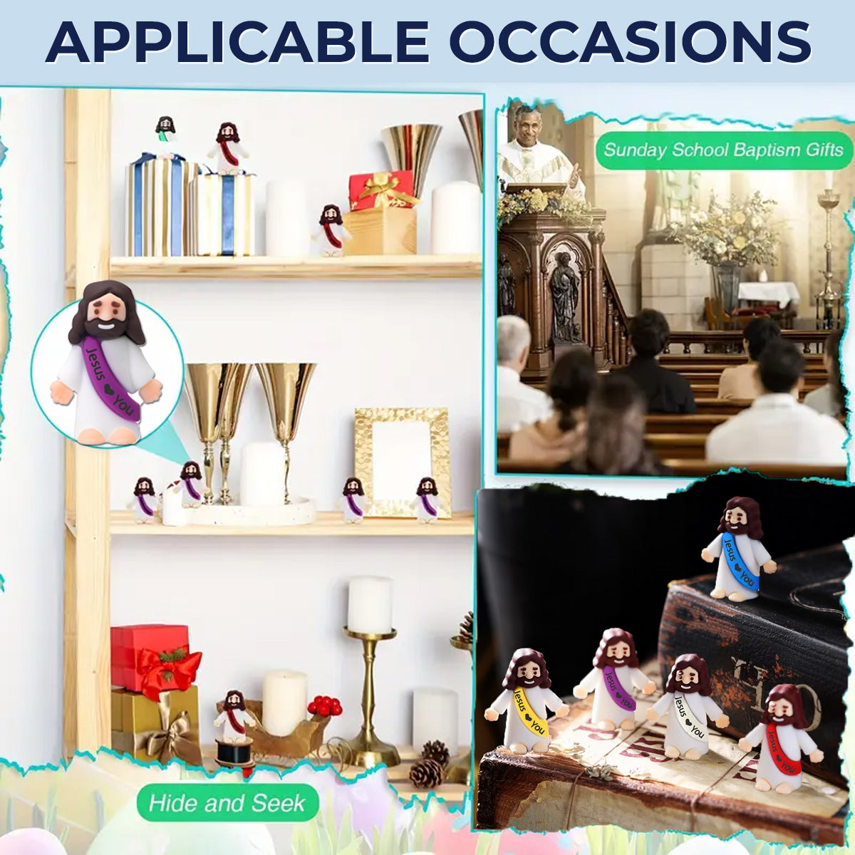 Jesus Loves You – 25 Mini Figures – Christian Toys & Gifts For All Believers, Jesus Lovers