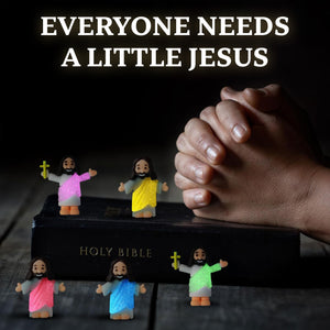 Luminous Mini Figurines Jesus – Christian Toys & Gifts For All Believers, Jesus Lovers - Hold Your Faith