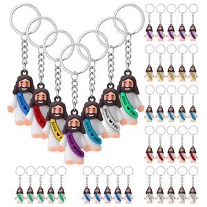 Mini Jesus Keychain – Christian Toys & Gifts For All Believers, Jesus Lovers - He Loves You